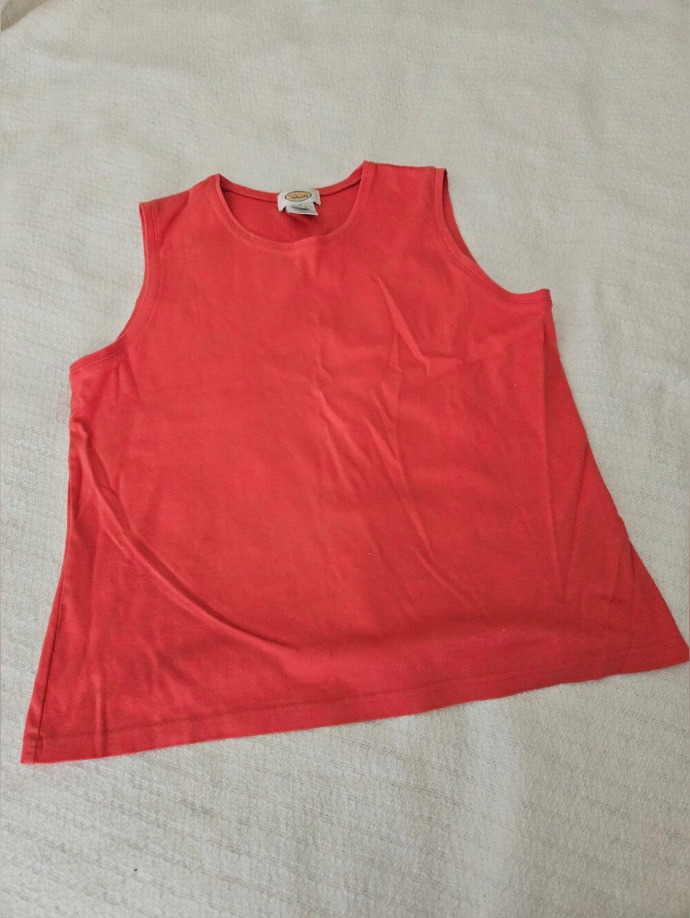 Talbots Coral Sleeveless Tank Top